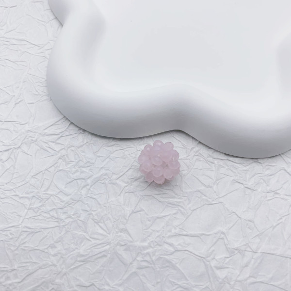 Creative woven beads handmade with zircon