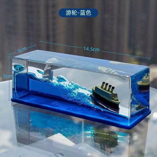 Titanic Cruise Ship Floating Drift Bottle Desk Decor Ornament Gift Birthday Gift