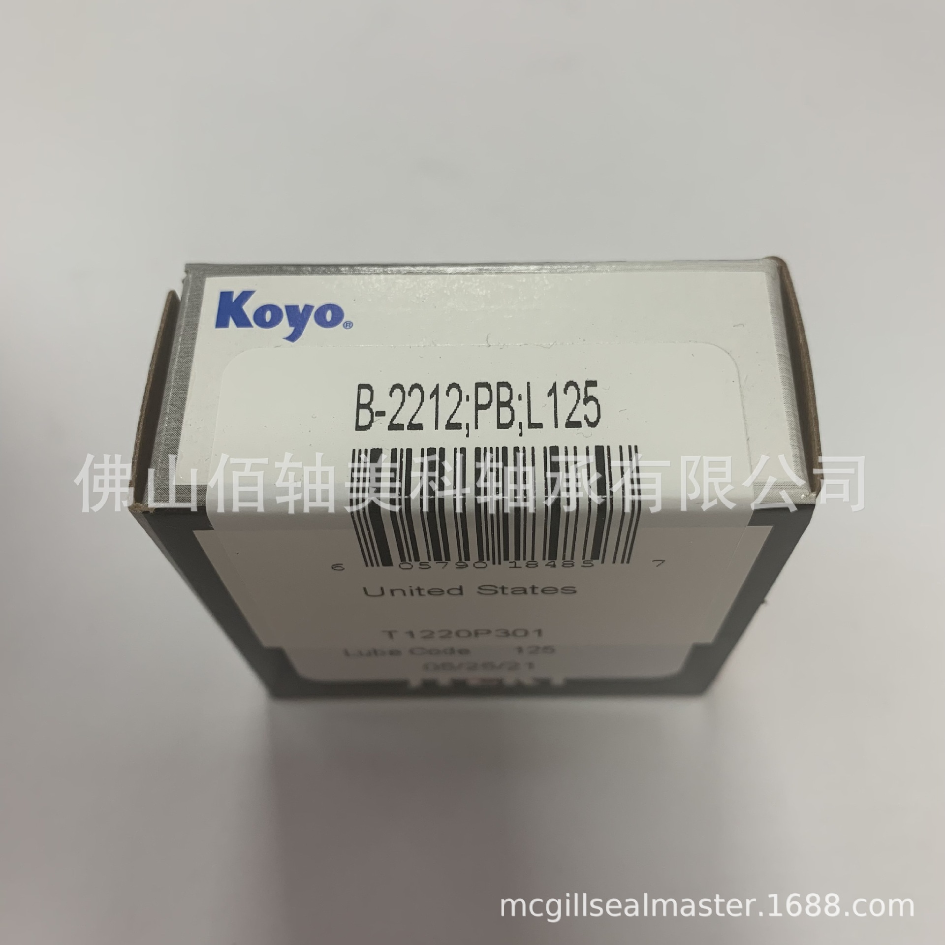 KOYO尖头满滚针轴承 B-2212 M-22121;PB;L125 原美国TORRINGTON