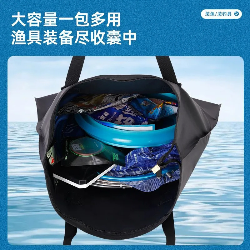 防水漁具バッグ魚保護バッグ多機能厚手便利折りたたみ魚袋魚保護釣り収納バッグ|undefined