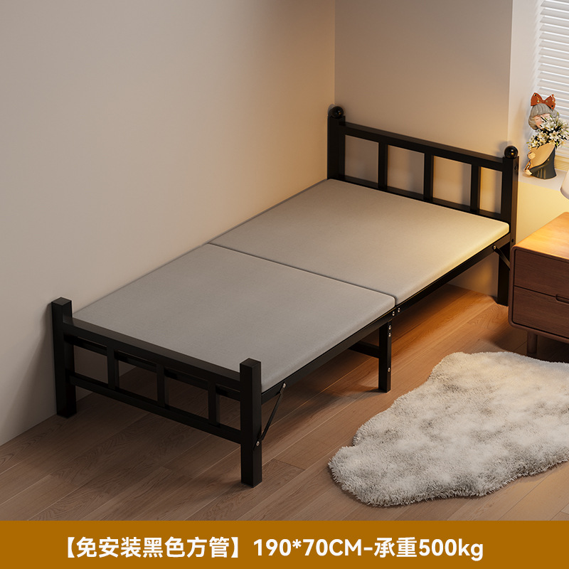 Sábanas plegables cama individual cama extra doméstica para adultos 1.2m simple alquiler dormitorio oficina de almuerzo cama de placa dura