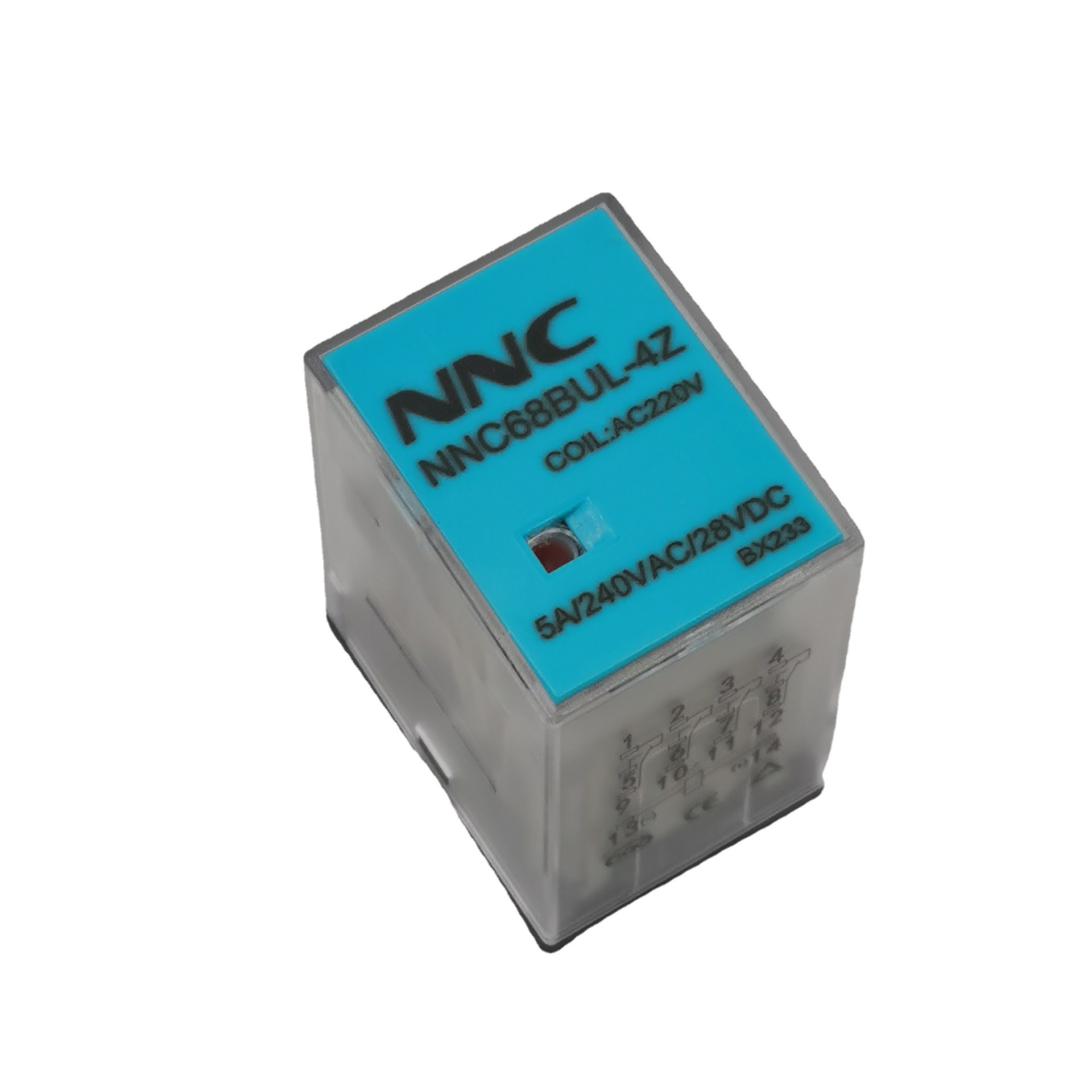 5A欣大24V继电器NNC68BUL-4Z代替HHC68B HH54P MY4N-GS HF18FF-4Z