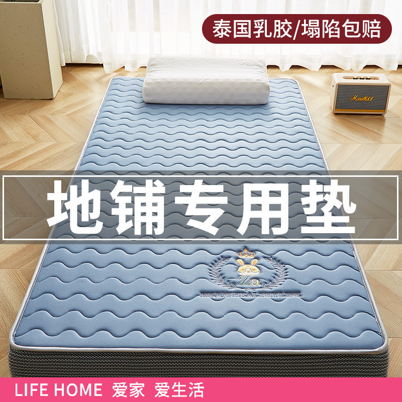 Latex Mattress Cover Cushion Household Floor Mat Sleeping Mat Student Dormitory Single Floor Mat Sponge Mat