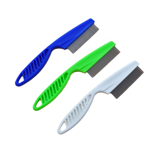 Pet Dog Flea Comb, Cat Comb Fine Tooth Stainless Steel Needle Comb for Fleas, Cat and Dog Comb Wholesale