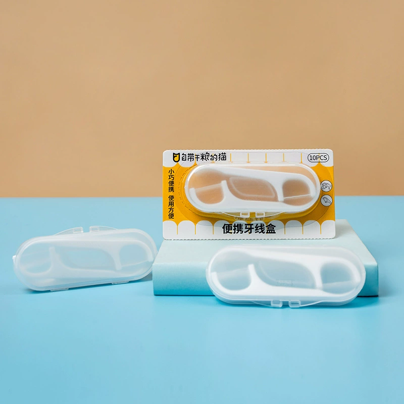 Одноразовые зубная нить в штучной коробке Портативный зубной нити ультратонкие зубные нити Очистка полости рта Уход за домашними зубными нитками в наличии