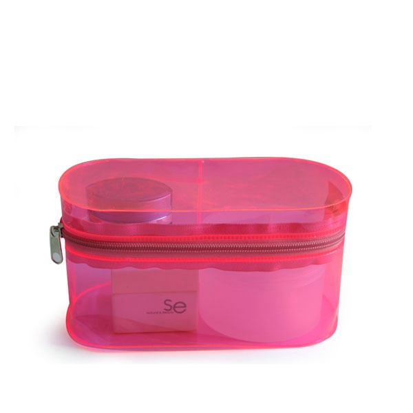 ����ֱ��͸��PVC��ױ��ϴ������PVC��������ױ�� ��ӡLOGO