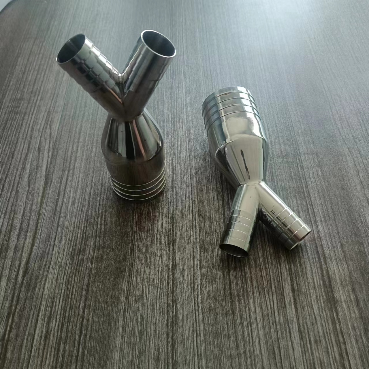 304不锈钢Y型变径宝塔三通一大两小软管三通转接头人字水管三通-阿里巴巴