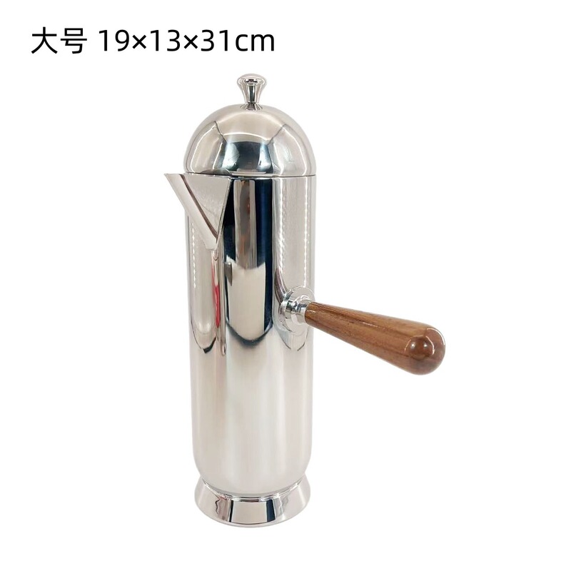 样板间酒店现代轻奢不锈钢水壶摆件茶几咖啡壶茶壶客厅家居装饰品|undefined