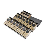 爆款收纳架调料架厨房抽屉香料架叠加阶梯式抽屉整理架香料存储