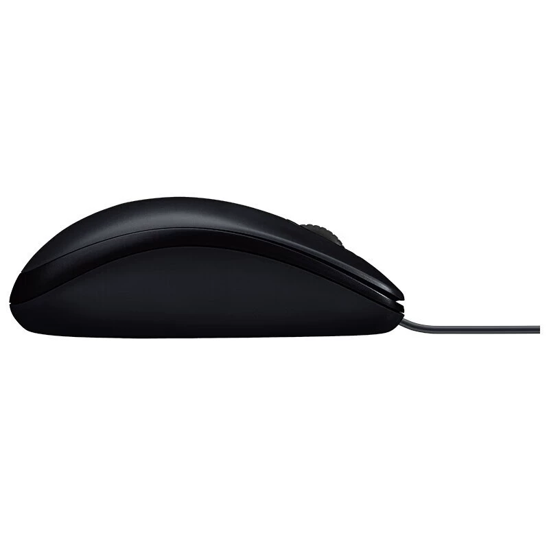 Проводная мышь Logitech B100 USB для дома, офиса, игр, ноутбука, универсальная мышь