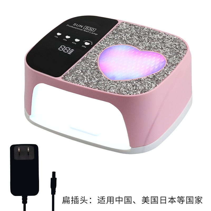 Lámpara de manicuras de almacenamiento S30 manicuras de alta potencia Lámpara de curado de uñas LED máquina de fototerapia inductiva Lámpara de curado de uñas