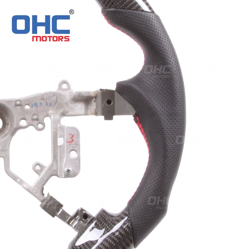 Подходит для Toyota Camry/Highlander 2006–2013, модифицированное рулевое колесо с углеродным волокном