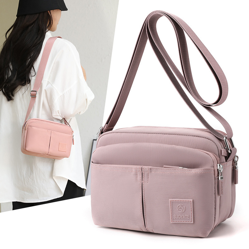 Capacious shoulder bag, handheld nylon universal small bag, one-shoulder bag
