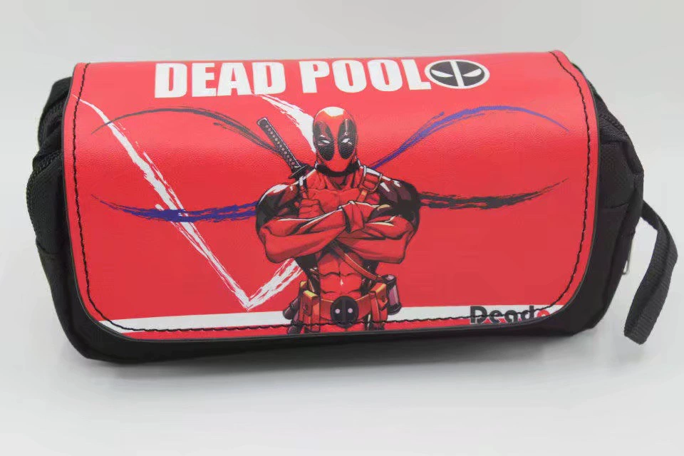 Heroes, double-layer pencil case for students, Marvel