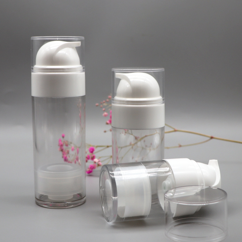 化妆品瓶子PET 真空乳液压嘴瓶 化妆品按压瓶 30 50 80ml塑料瓶
