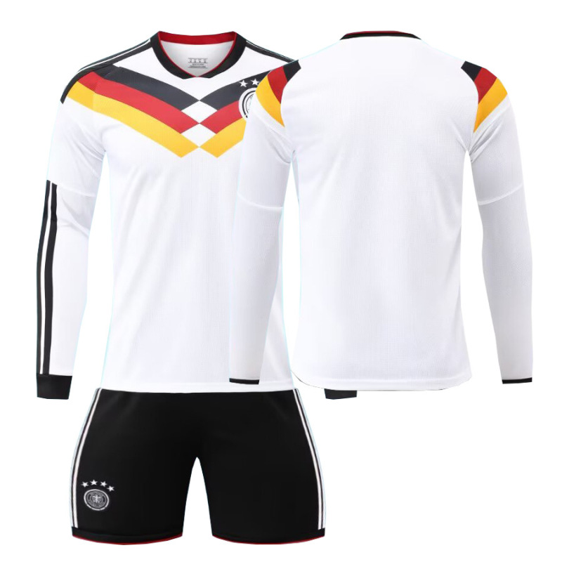 2627 New German Home Team Jersey Number 6 Kimmich 8 Kroos 17 Wirtz Long-Sleeved Set Cross-Border Football 2627 New German Home Team Jersey Number 6 Kimmich 8 Kroos 17 Wirtz Long-Sleeved Set Cross-Border Football