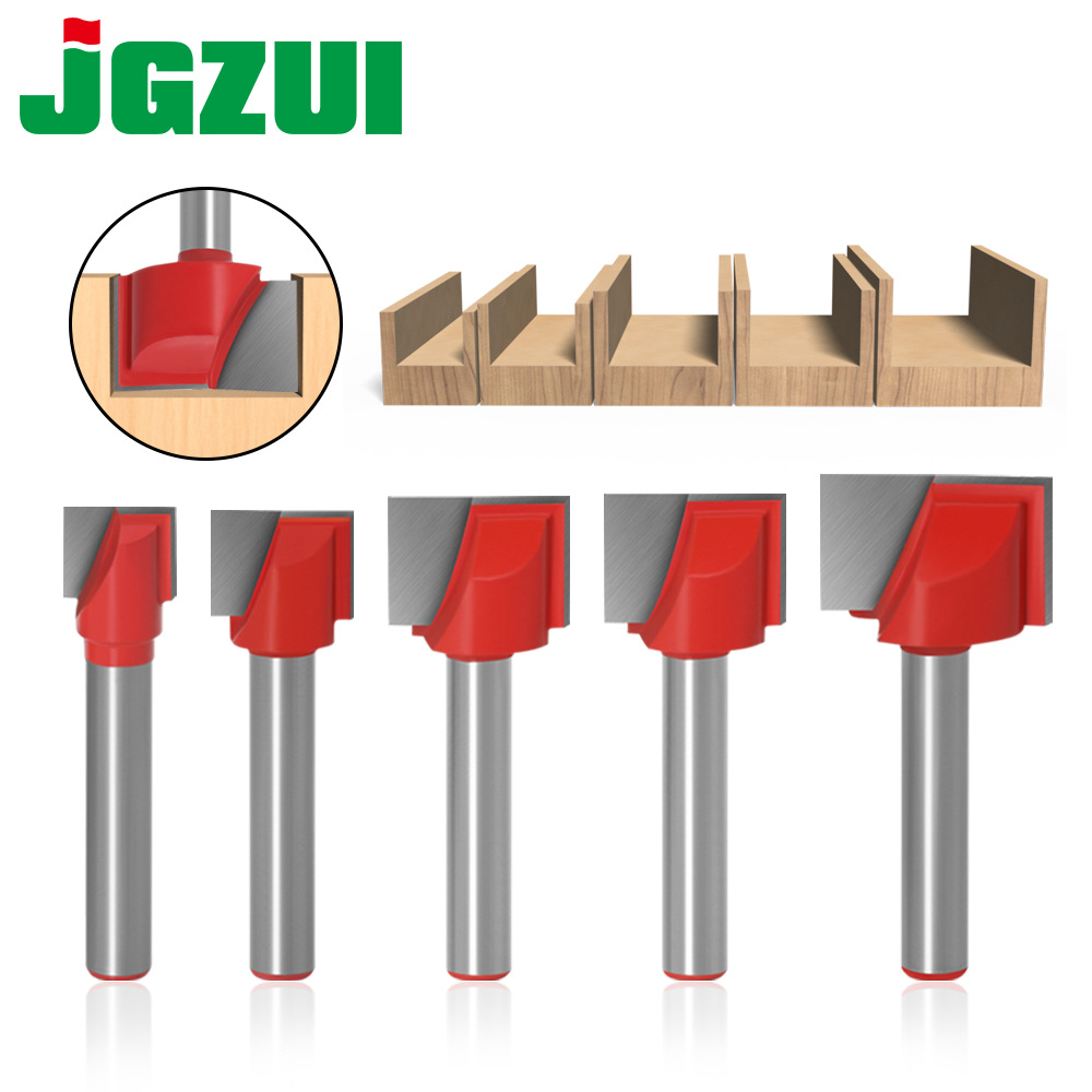 5件套6柄清底刀 木工铣刀 开槽刀具雕刻机数控刀具6柄清底刀
