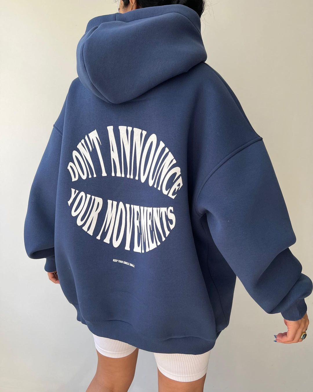 2023 Damski sweter z nadrukiem, uniwersalny top z długimi rękawami i kapturem dla kobiet_voghion.com