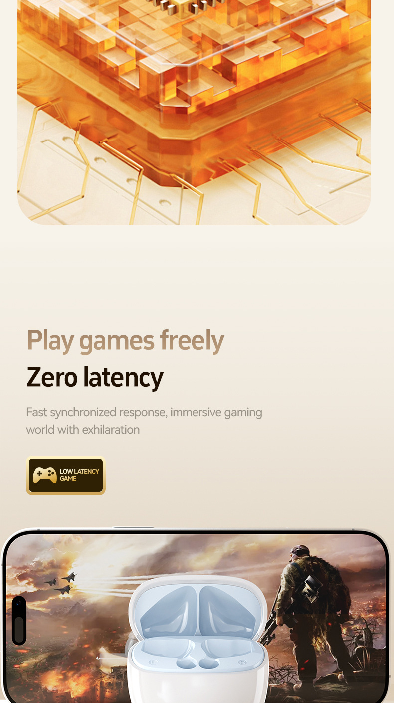 Kabellose Bluetooth Kopfhörer Mit Noise Cancelling Für Sport_voghion.com