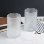 家用竖条纹定制咖啡蜡烛杯