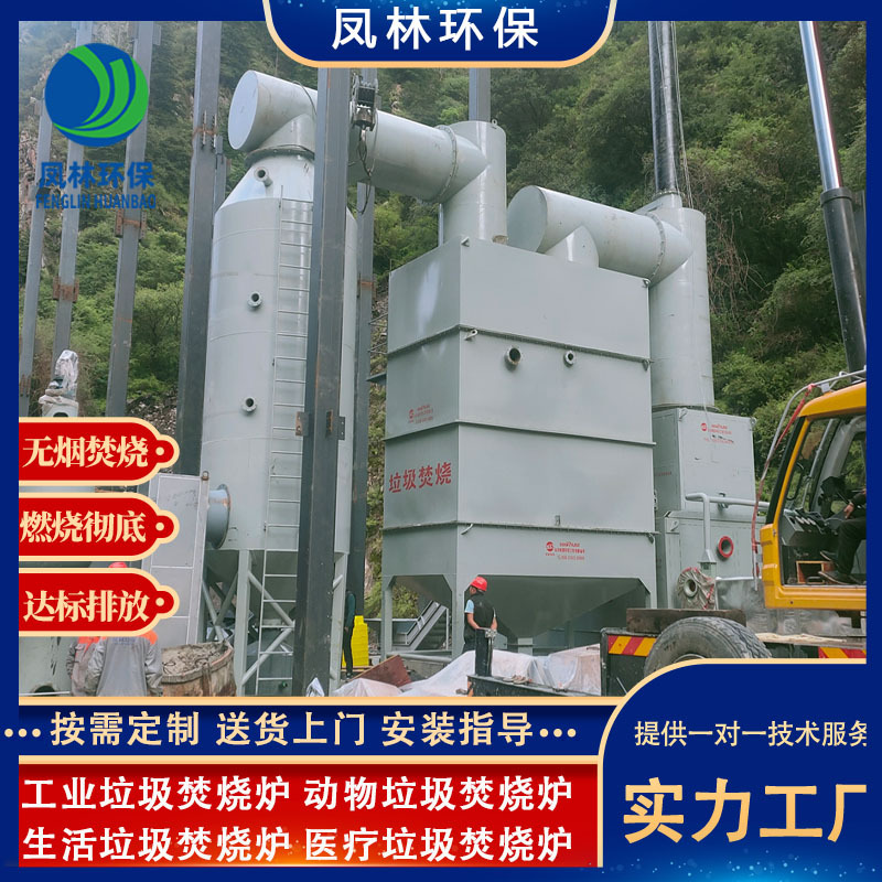 高温热解气化焚烧炉蓄热式焚化炉高频二次燃烧炉环保设备裂解炉