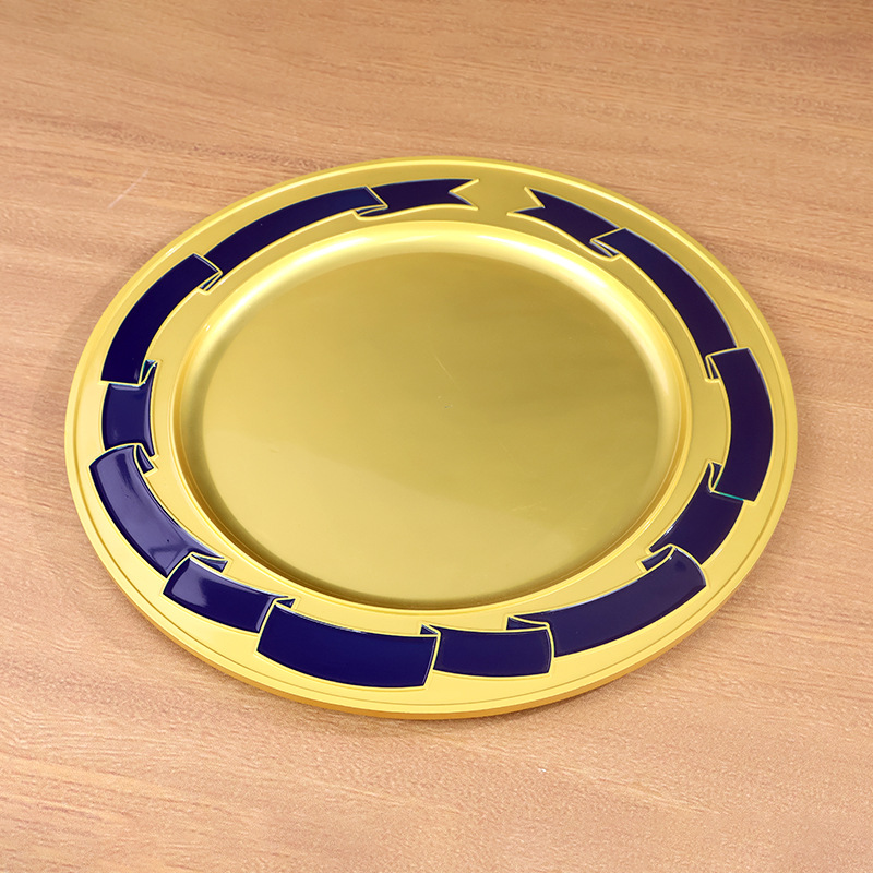 금속 기념 접시 개인화된 수상 접시 맞춤형 창의적 DIY 장식품 기념일 행사 로고 비즈니스 선물