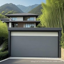 别墅车库门遥控感应提升门户外防盗保温门地库自动翻版门源头厂家
