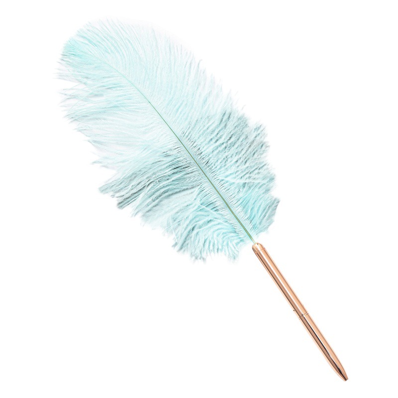 Pluma pluma fábrica venta por mayor nueva pluma blanca flotante graduación diseño blanco rosa multicolor pluma bolígrafo