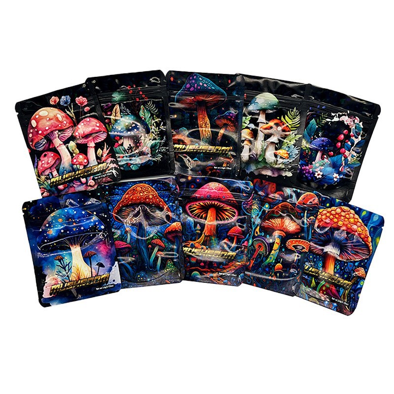 3.5克镭射膜 烟草袋子跨境电商包装袋 3.5克包装袋 现货发货烟