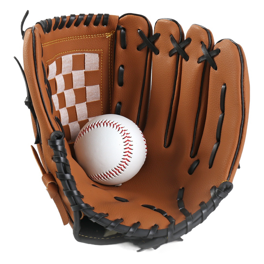 Baseball Batting Gloves, Adult Thickened Pvc Imitation Leather Baseball Gloves, Children's and Youth Pitcher's Softball Gloves