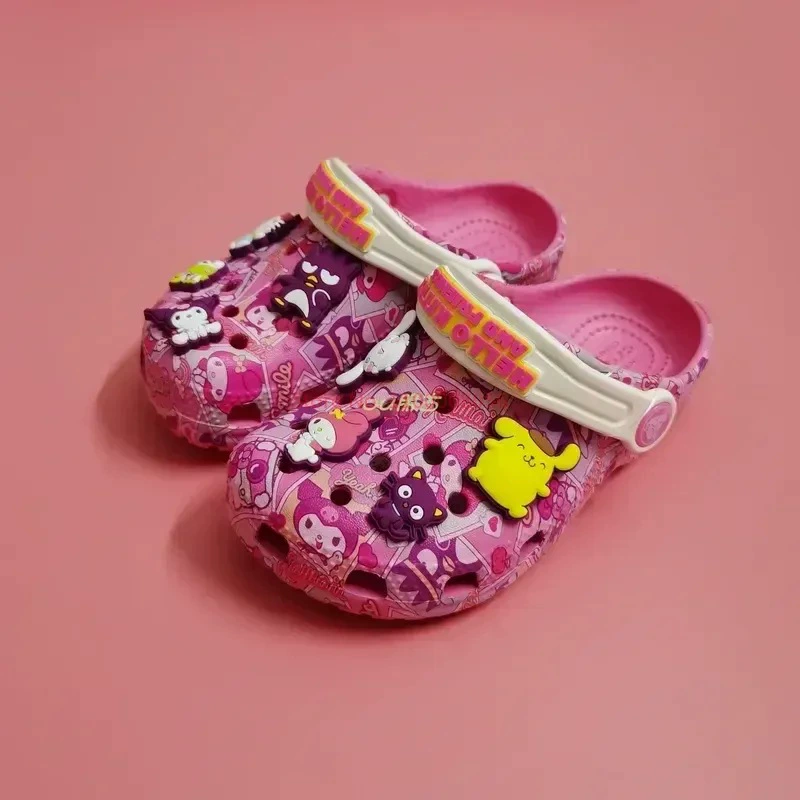 Детские нескользящие тапочки с рисунком Hello Kitty