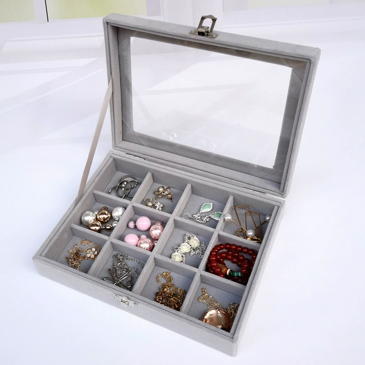 Storage system, ring, earrings, jewelry, transparent accessory, (Physicals), European style