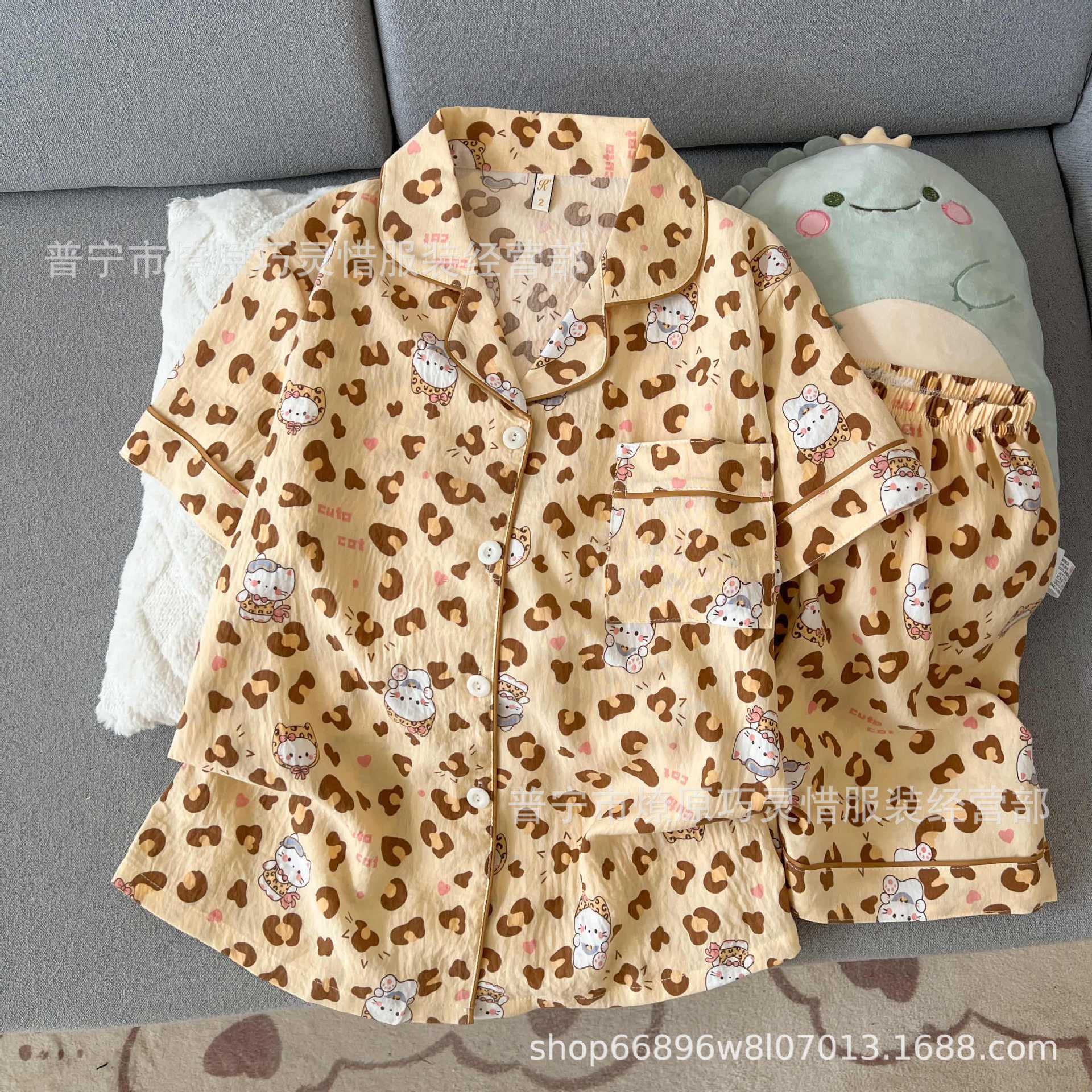 Zd-2341-44#yellow leopard KT cat