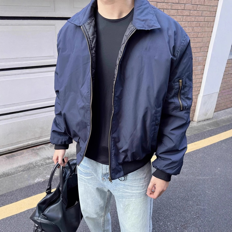 2025 Spring and Autumn Cleanfit Thickened Cotton Jacket Men's Carhartt Retro Pilot Thin Jacket Men