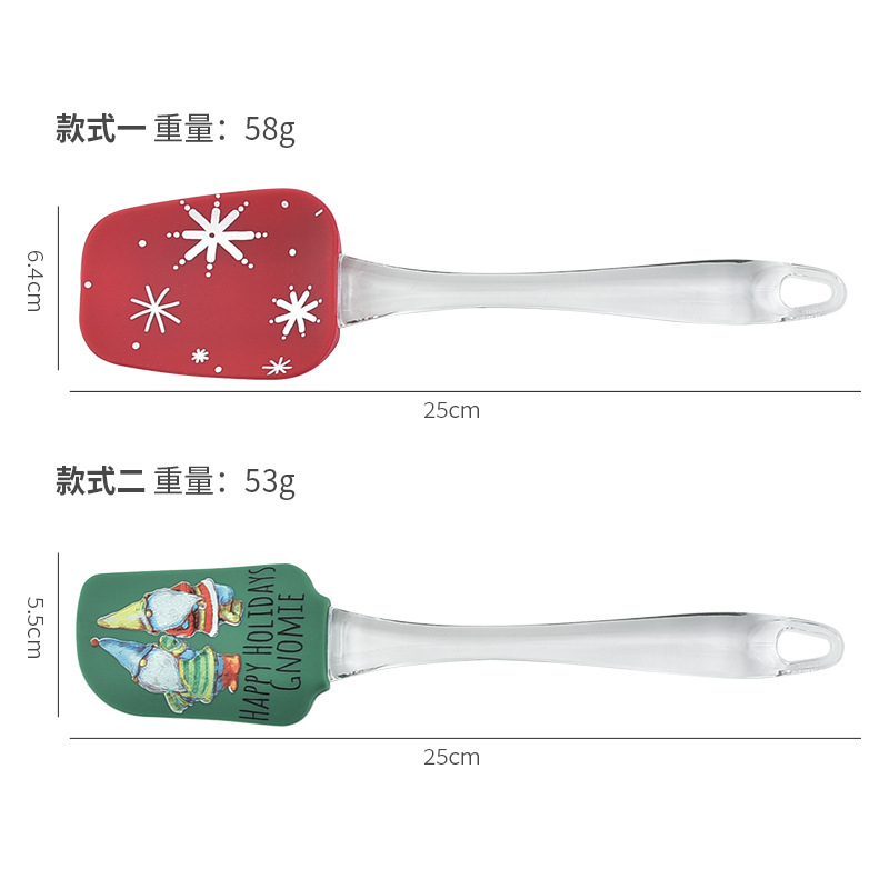 Impresión de silicona agitación pastel crema mantequilla pasta manija transparente fábrica directa