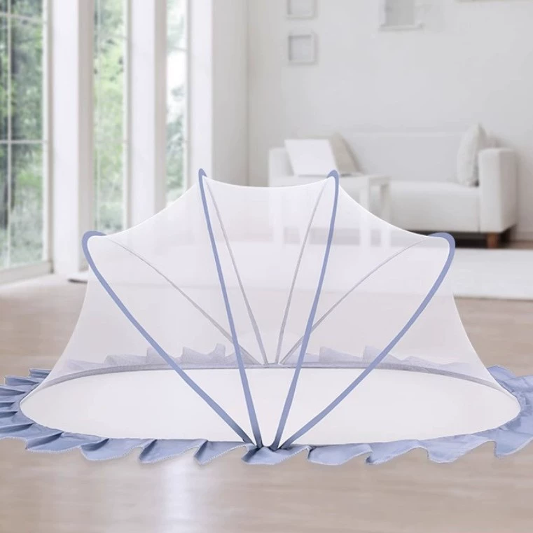 Оптовая продажа новых москитных сеток для юрт без установки, с полным дном, для детских кроваток, складные москитные сетки для малышей