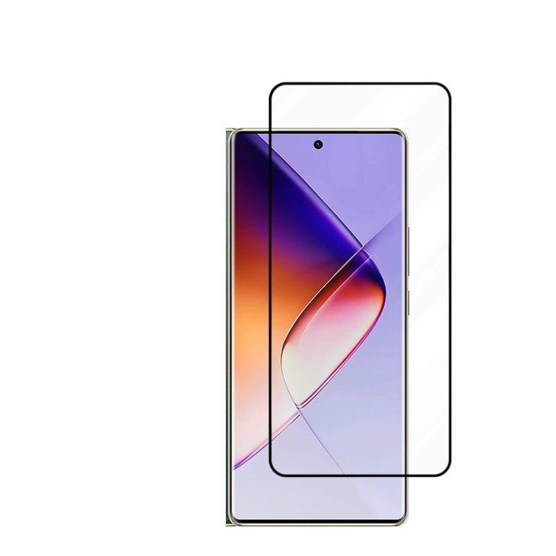 Защитная закалённая плёнка для Infinix Note 50S / 40S, для изогнутого экрана, УФ-отверждаемая, высокое разрешение, антиотслоение, передняя плёнка