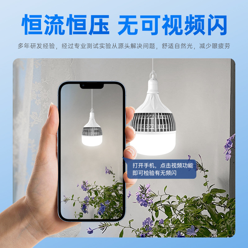 Bombilla led de alta potencia de diamante negro mercado brillante de alta pantalla bombilla de la lámpara aleta disipación de calor fuente de luz independiente bombilla led