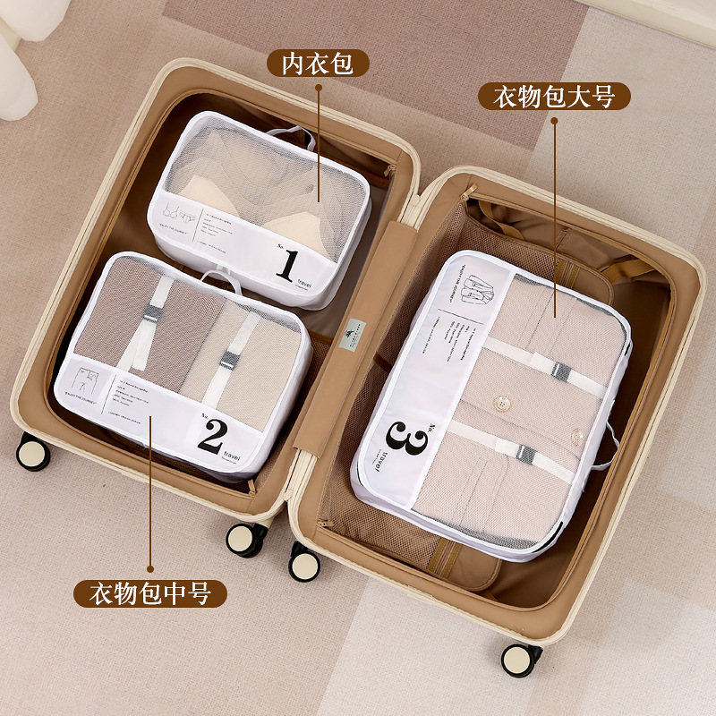 Bolsa de almacenamiento de viaje equipaje ropa organizador bolsa de viaje sub-embalaje bolsa de ropa interior Portátil Bolsa de almacenamiento de viaje de negocios