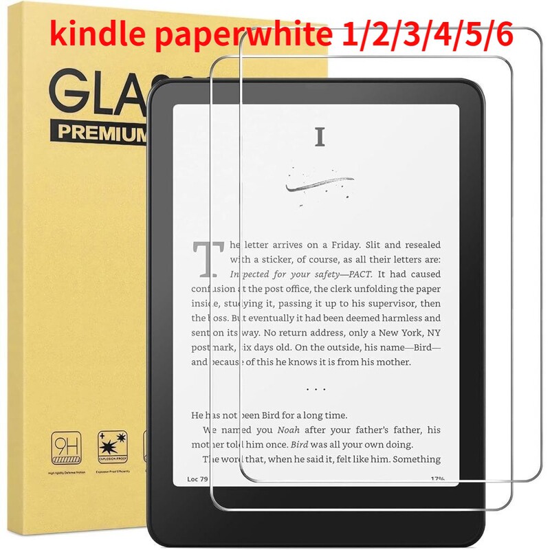 Suitable for Amazon Kindle Paperwhite 1 2 3 4 5 6 e-book readers tempered protective film