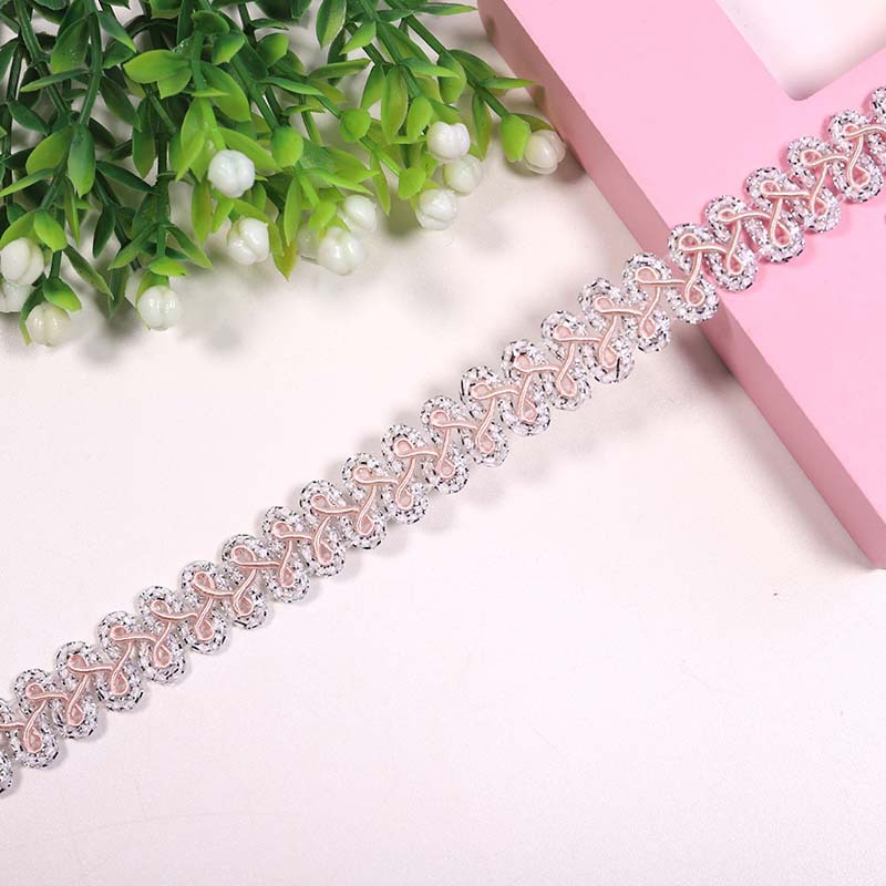 Spot 1.2cm color oro y plata accesorios de encaje accesorios de ropa 32 colores ciempiés borde de espigan encaje