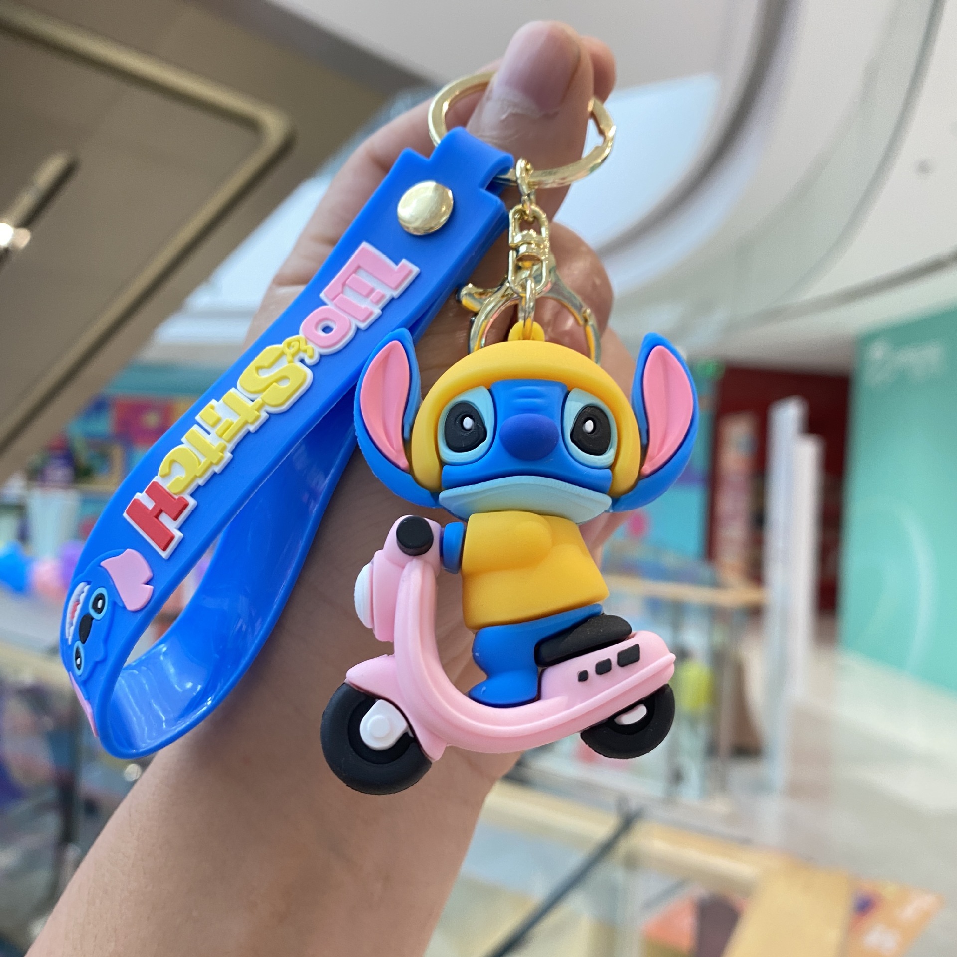 Cruz-frontera puntada llavero lindo puntada muñeca bolsa colgante coche muñeca máquina pequeño regalo al por mayor