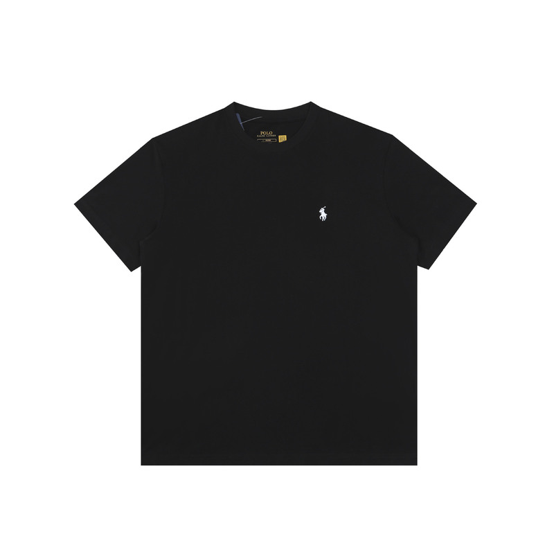 2024 スポット rl ラフポニーロゴ刺繍メンズとレディースラウンドネック半袖 Tシャツ多用途カジュアルサポートドロップシッピング|undefined