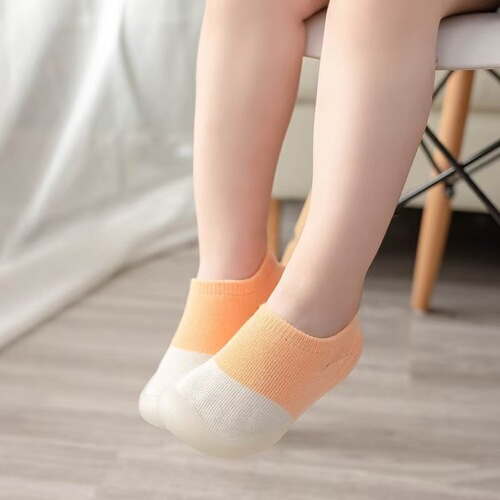 Baby and Toddler Breathable Floor Socks Learning to Walk Shoes for Boys and Girls, Early Education Shoes and Socks, Soft Sole Socks and Shoes for Indoor Use