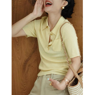 BUYIE ��͡ �r��ᘿ�polo�I����Ů2026�¿��ļ��nϵ�@�ݶ���t��