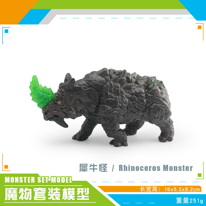 Simulación transfronteriza mitología occidental modelo de bestia marino hombre de nieve de hielo espada diente tigre monstruo hombre lobo decoración juguetes