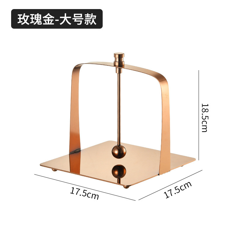 ステンレスのティッシュの座の四角形のナプキンの棚のレストランのホテルの喫茶店の台の立式のティッシュの棚のアイデアは紙の座を押さえます|undefined