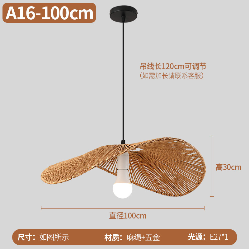 Nuevo candelabro creativo de papel tejido de ratán, papel transfronterizo de cáñamo, estilo antiguo, sala de té Zen, B & B, candelabro de estilo japonés simple