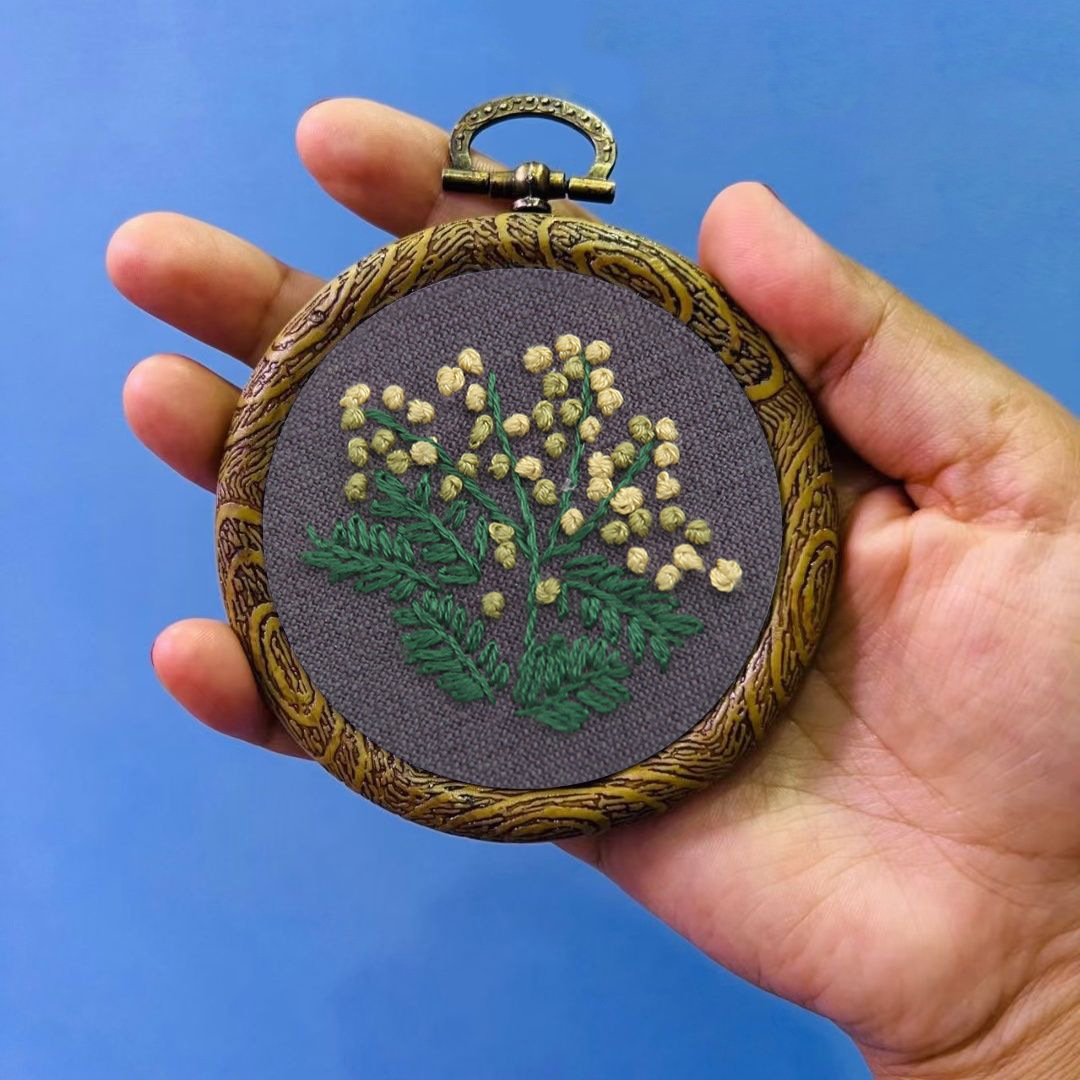 Antiguo nuevo bordado colgando pintura hecha a mano diy paquete de material sala de estar lu bordado costura práctica bolsa transfronteriza inglés colgando pintura