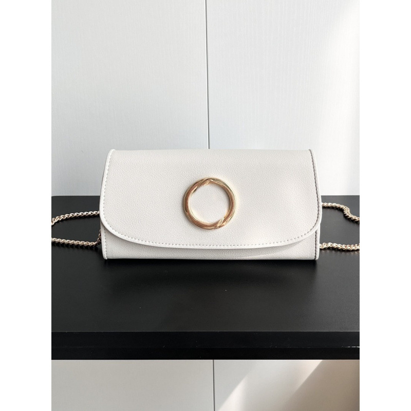2024 New Cowhide Texture Wallet For Women, Lon Genuine Leather Clutch Ba, Fashionable Versatile Ladies' Chain Small_voghion.com